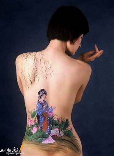 Боди-арт и обнаженные китаянки - фото #11