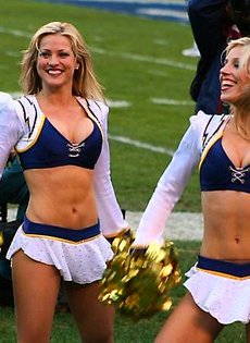 Девушки из группы поддержки