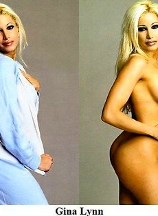 Порноактрисы в одежде и без