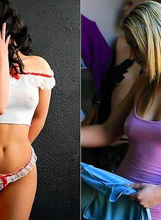 Возбуждённые девушки